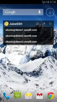 JuiceSSH android App screenshot 1